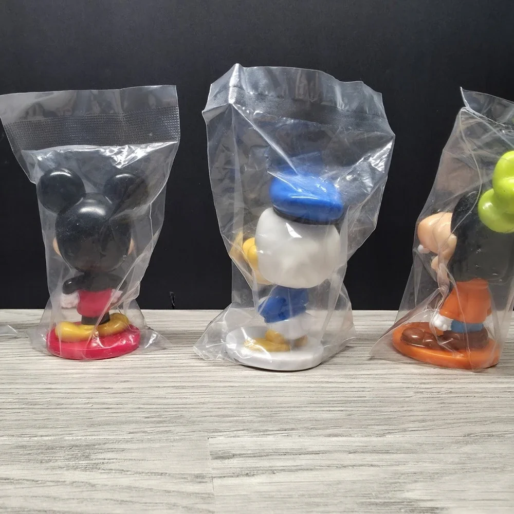 Disney's Mickey, Minnie, Donald, Goofy Bobbleheads By Kellogg's - Cake Toppers‎